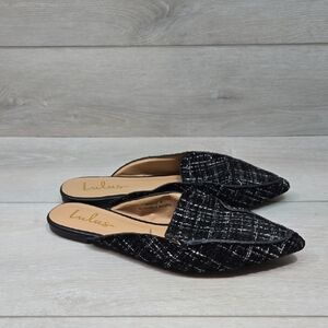 Lulu's Women Joelle Black Slip-On Shoes Flats Sz 8